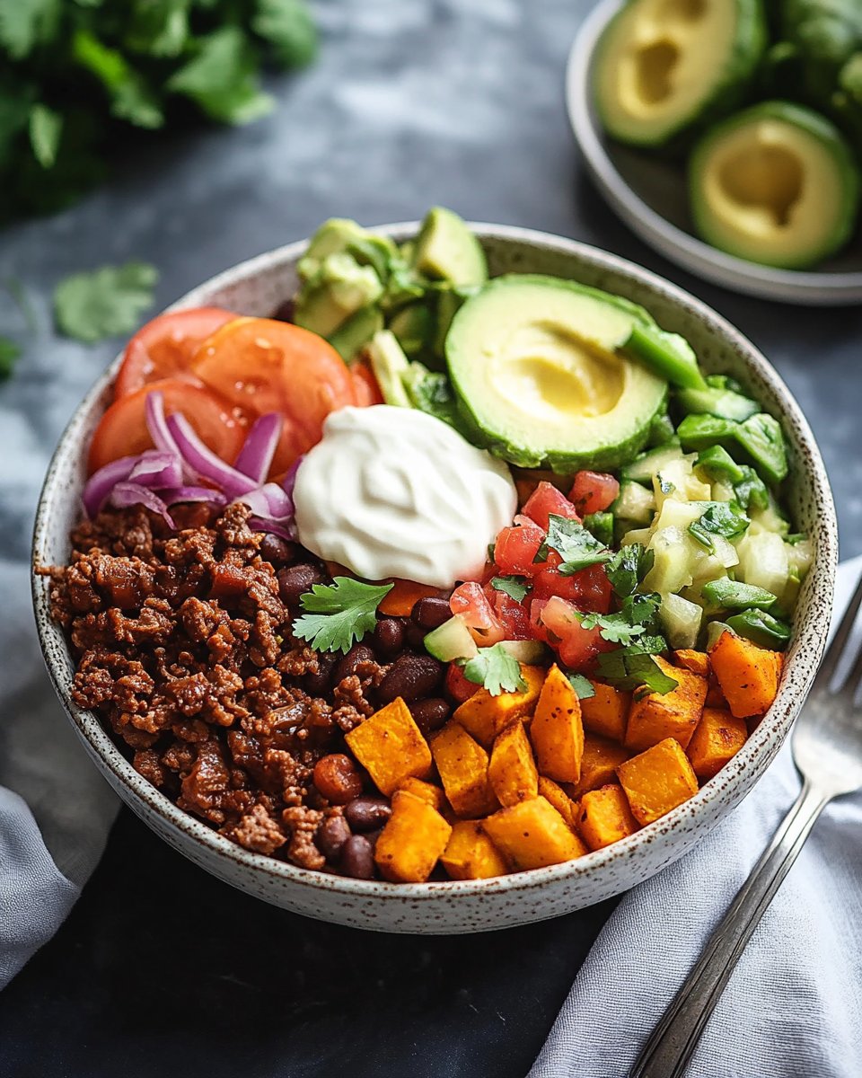 Viral Hochprotein Rinder-Taco-Schalen mit Süßkartoffel