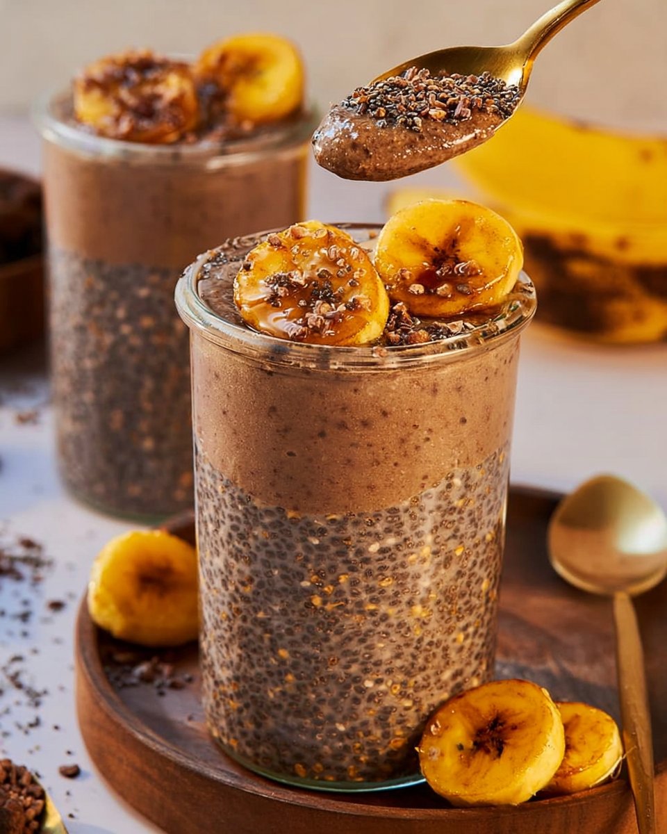Chocolate Banana Bread Chia Pudding