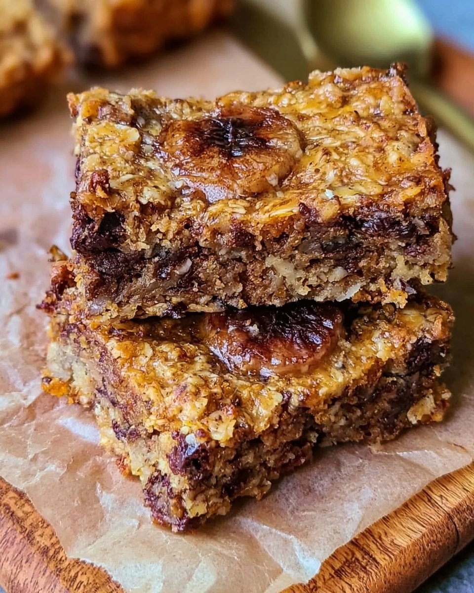 Banana Oatmeal Bars