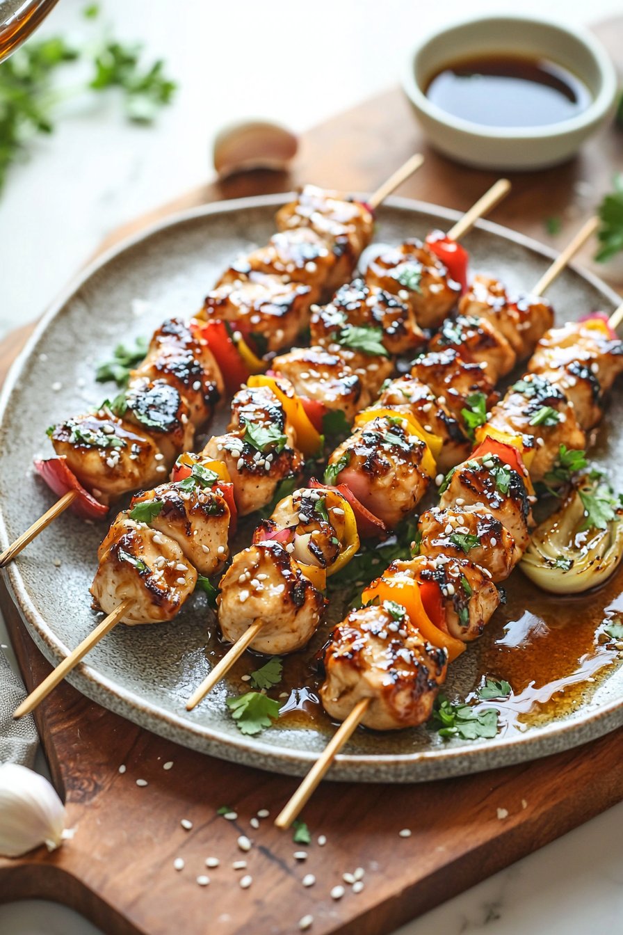 Chinese Chicken Skewers