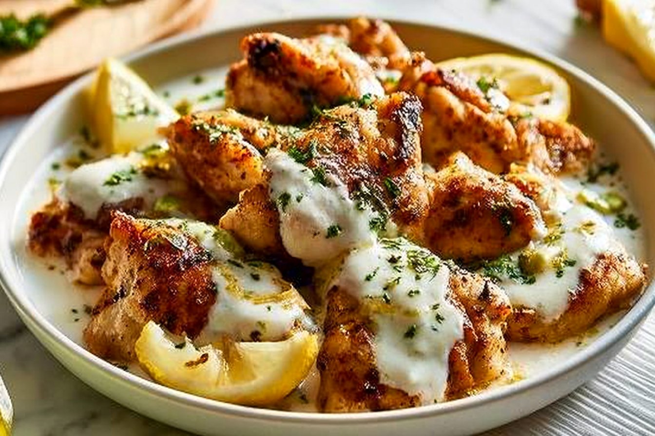 Lebanese Lemon Garlic Chicken - Al Aseel copycat