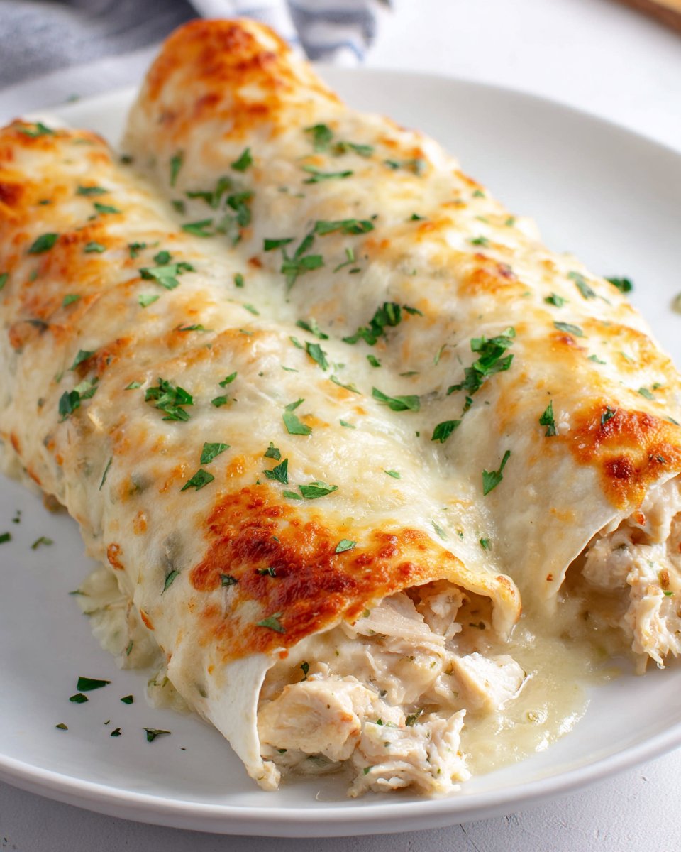 White Chicken Enchiladas