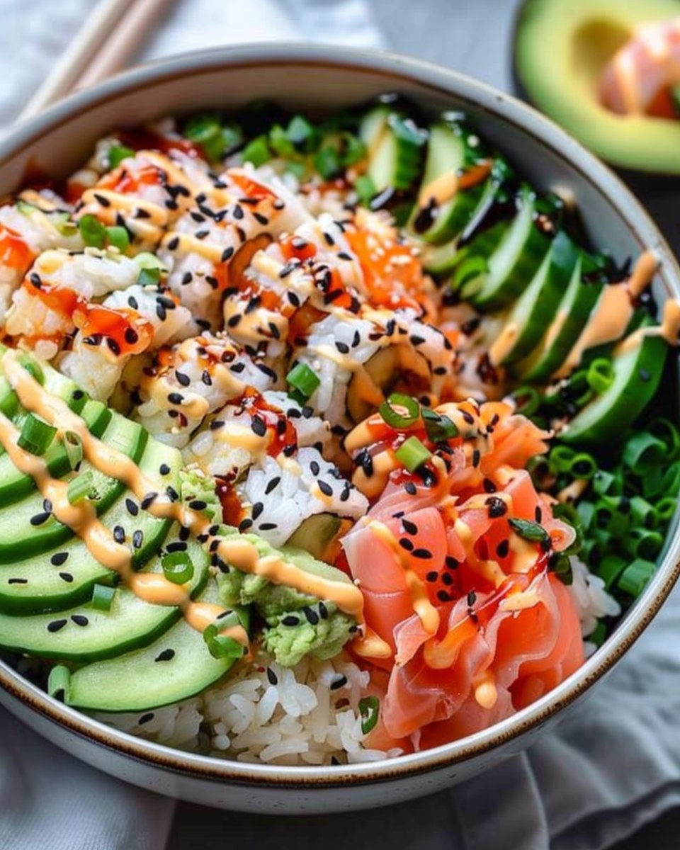 California Roll Sushi Bowls