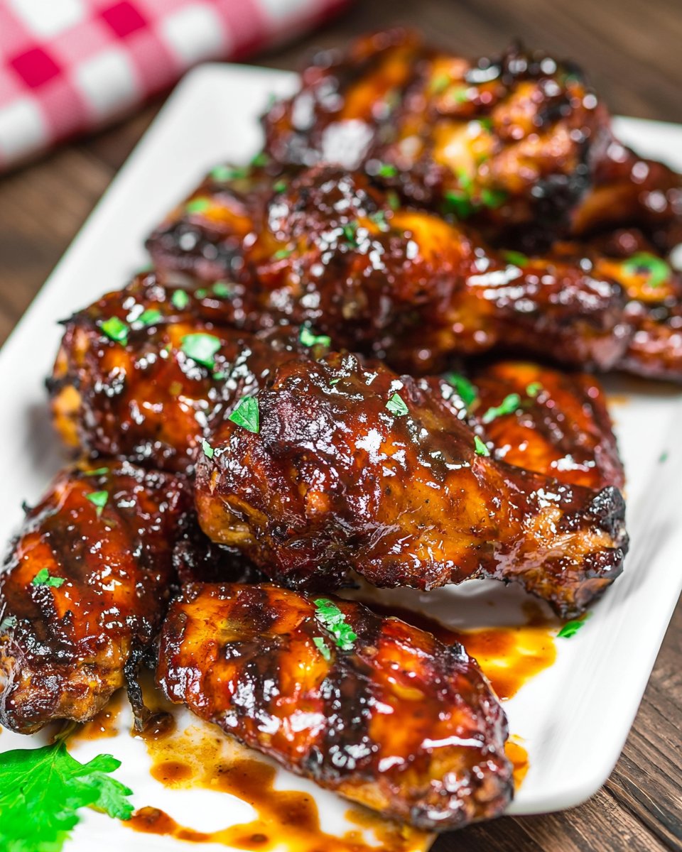 Grilled BBQ Wings