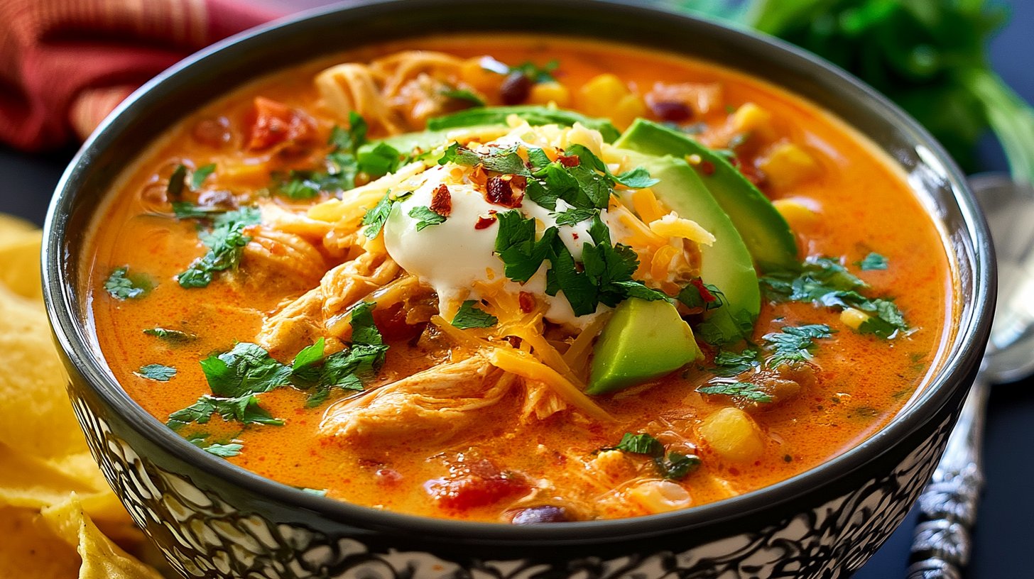 Creamy Chicken Tortilla Soup