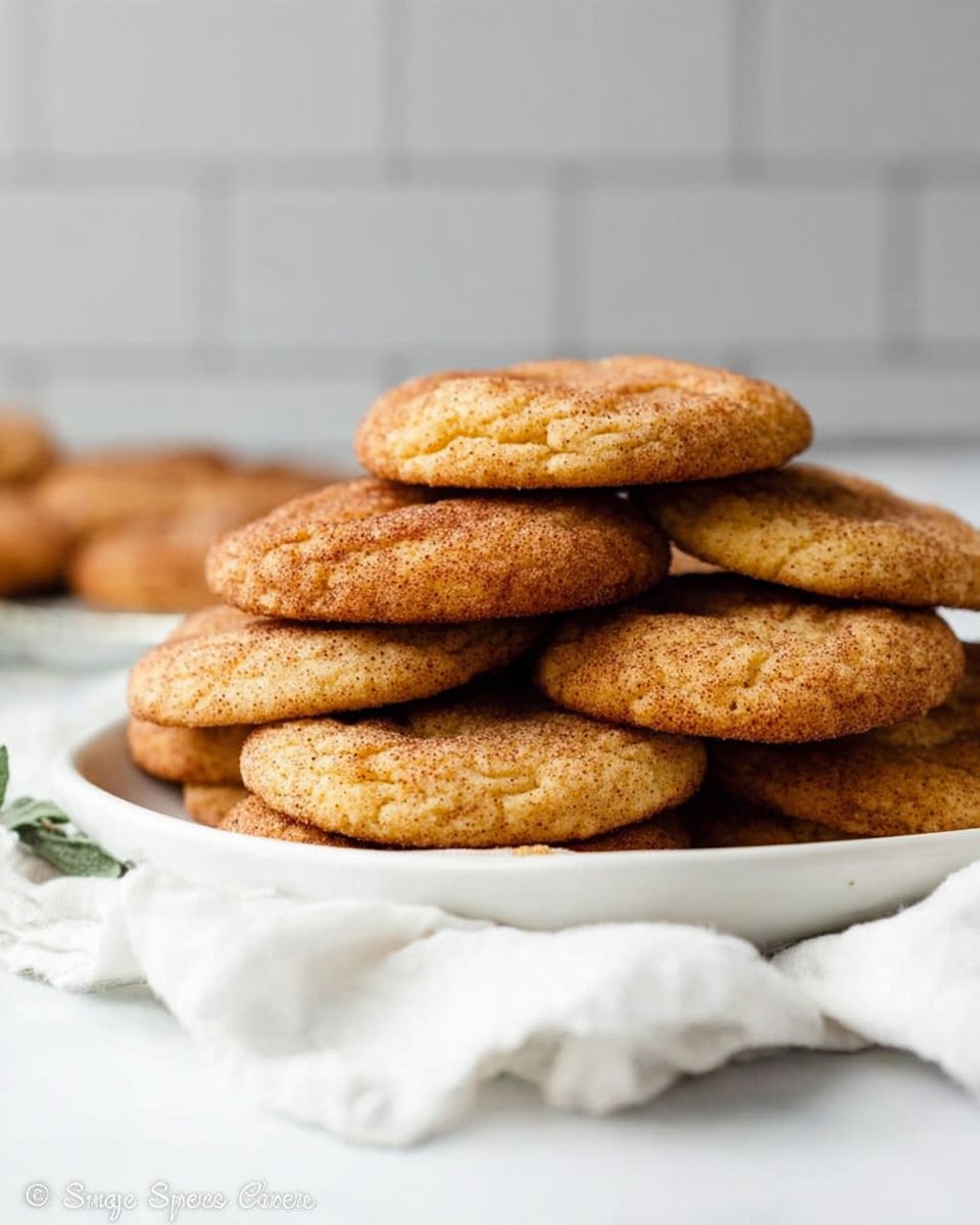 Apple Cider Snickerdoodles