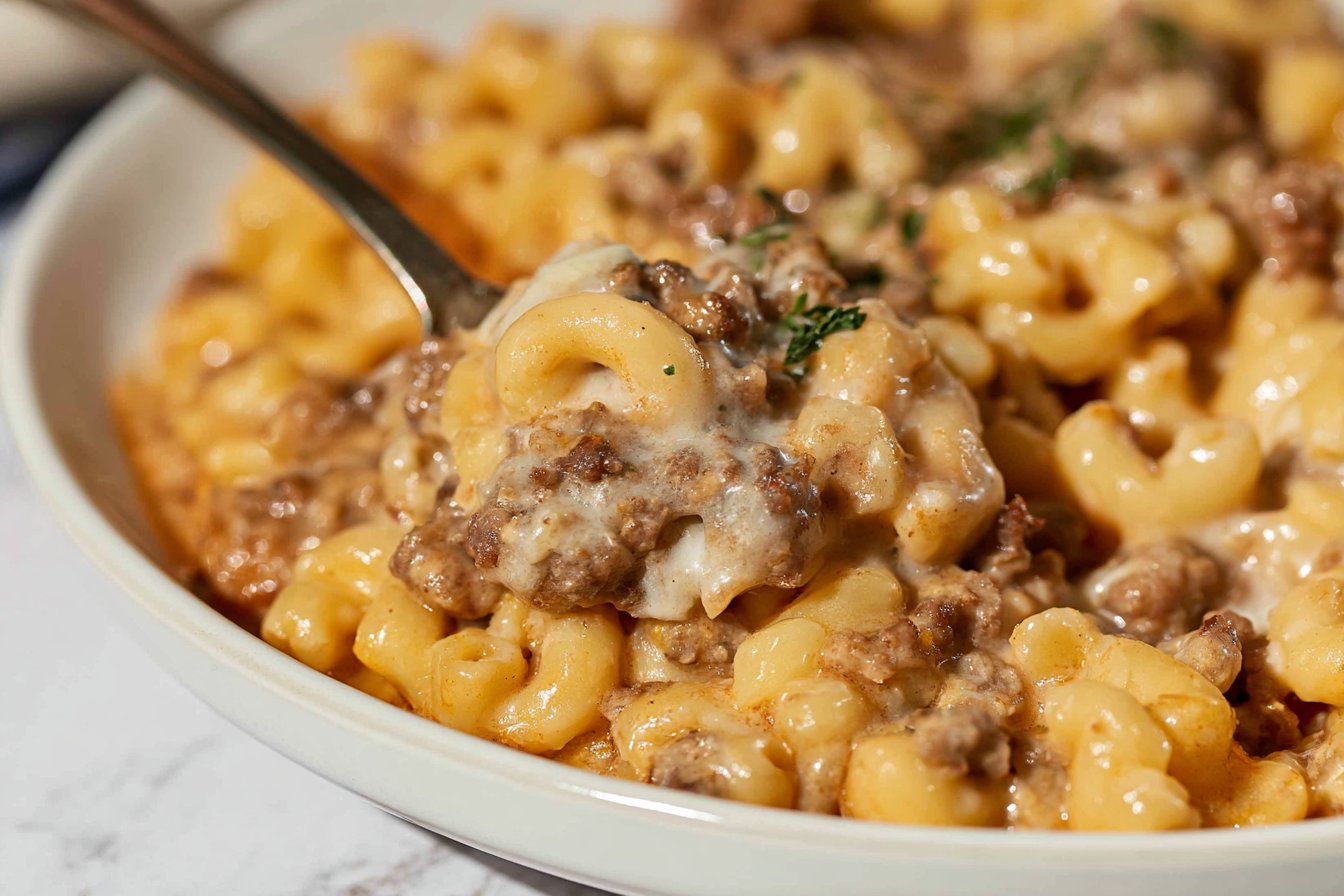Hamburger Mac and Cheese