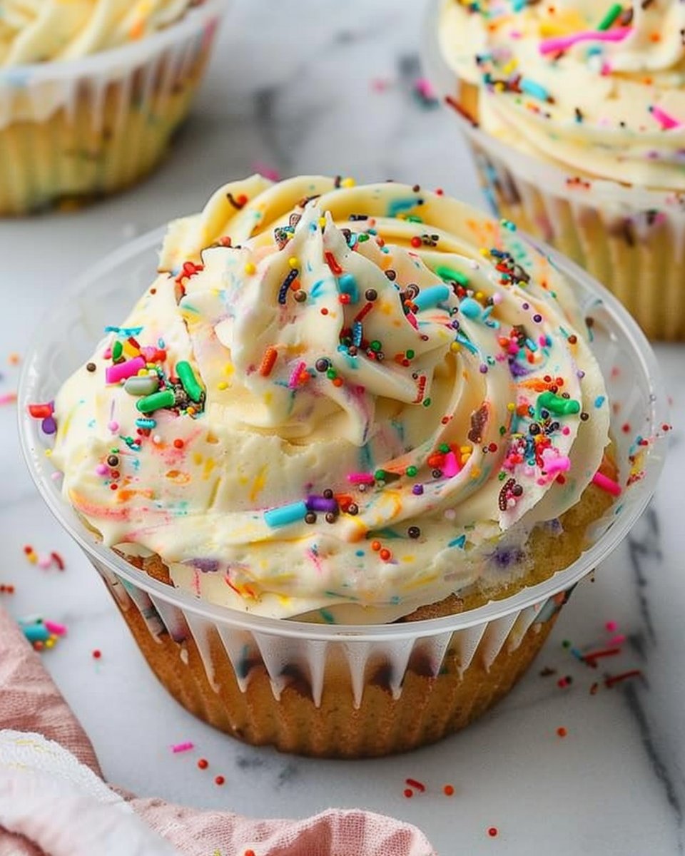 Homemade Funfetti Cupcake