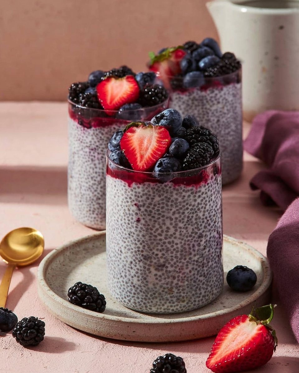 Berry Vanilla Chia Pudding