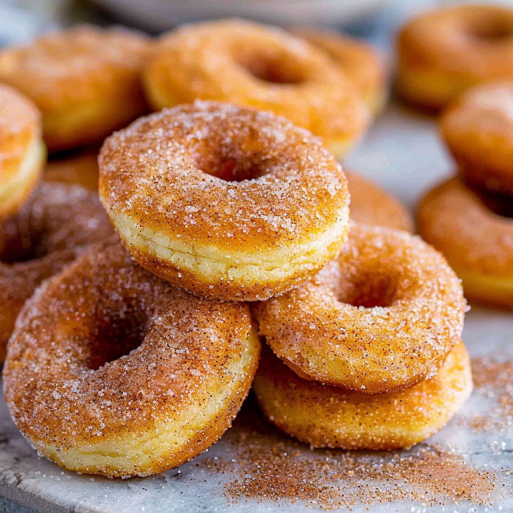 Mini Cinnamon Sugar Donuts
