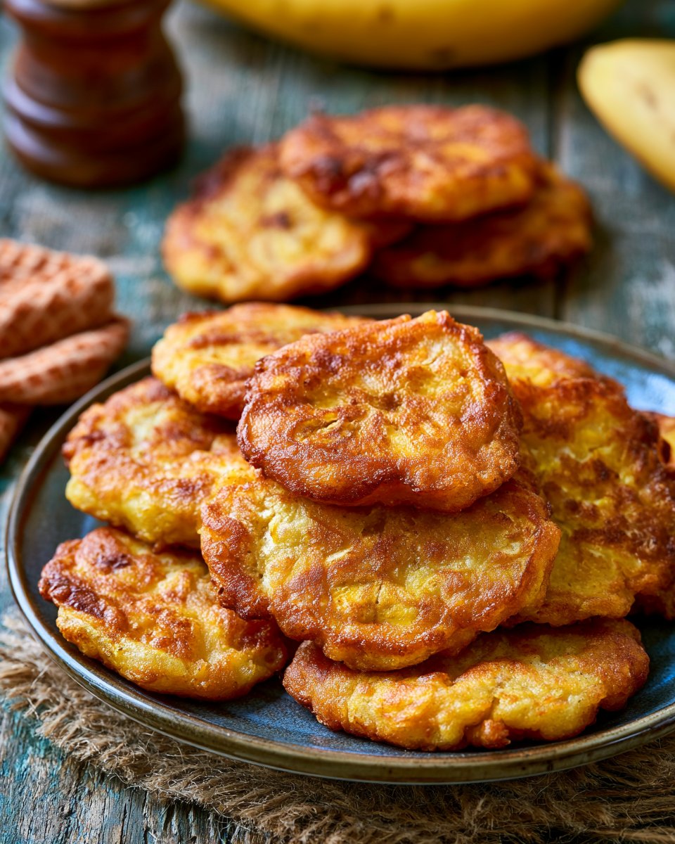 Jamaican Plantain Fritters Recipe