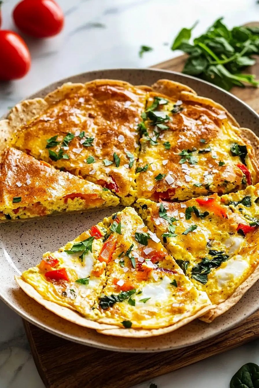 High Protein Meal Prep Tortilla Quiche