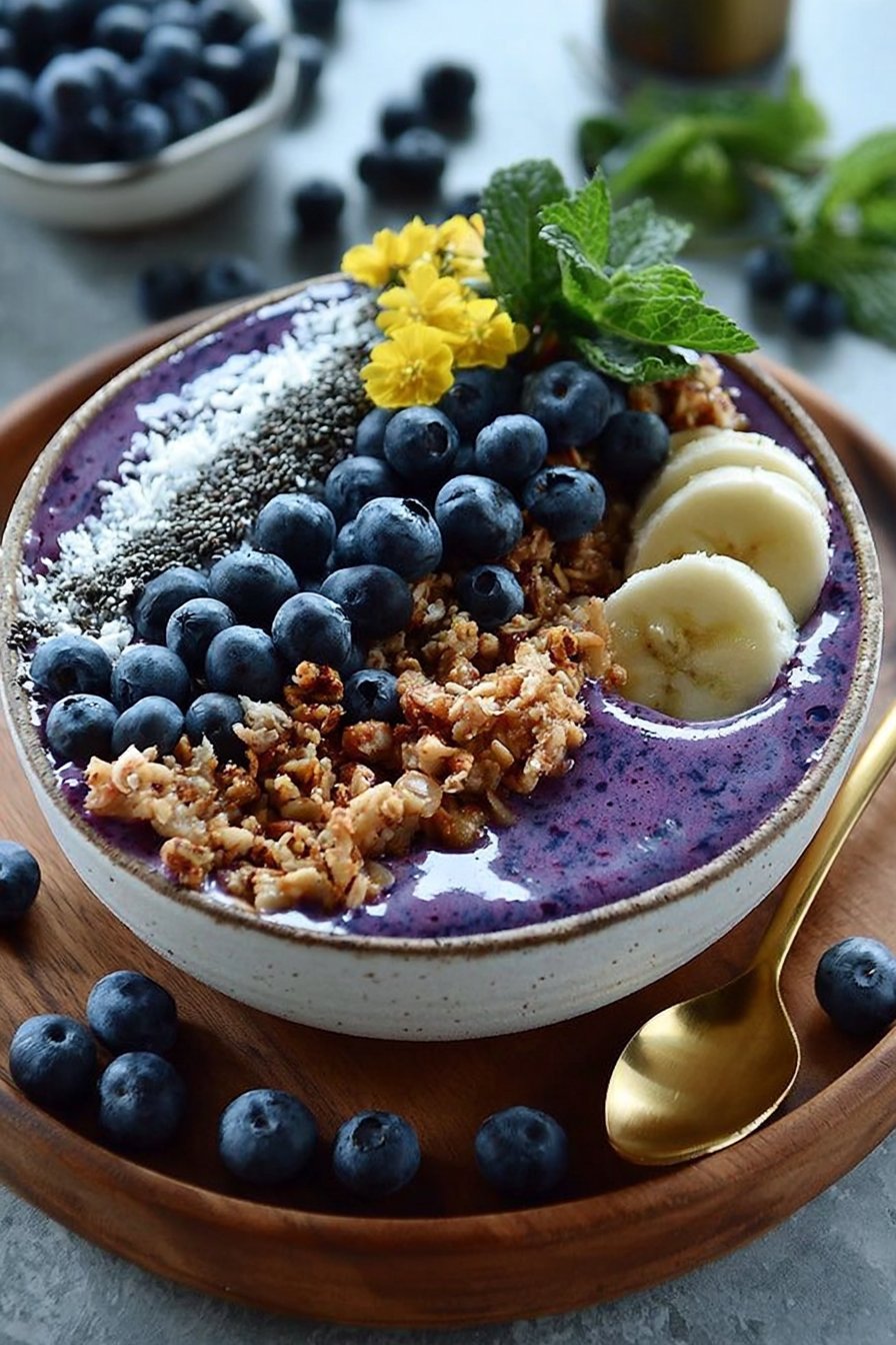 How to make Blueberry Smoothie Bowl? 2 Blueberry Smoothie Bowl