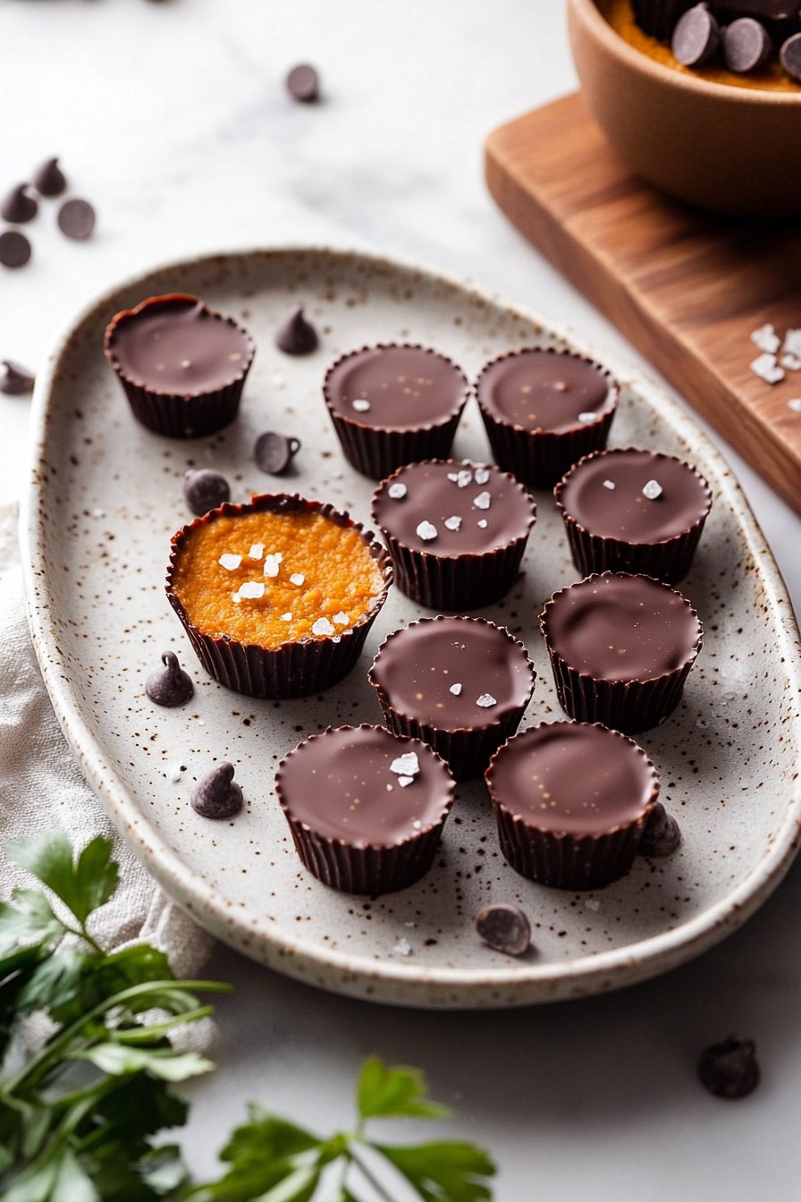 Dairy Free Chocolate Pumpkin Butter Cups