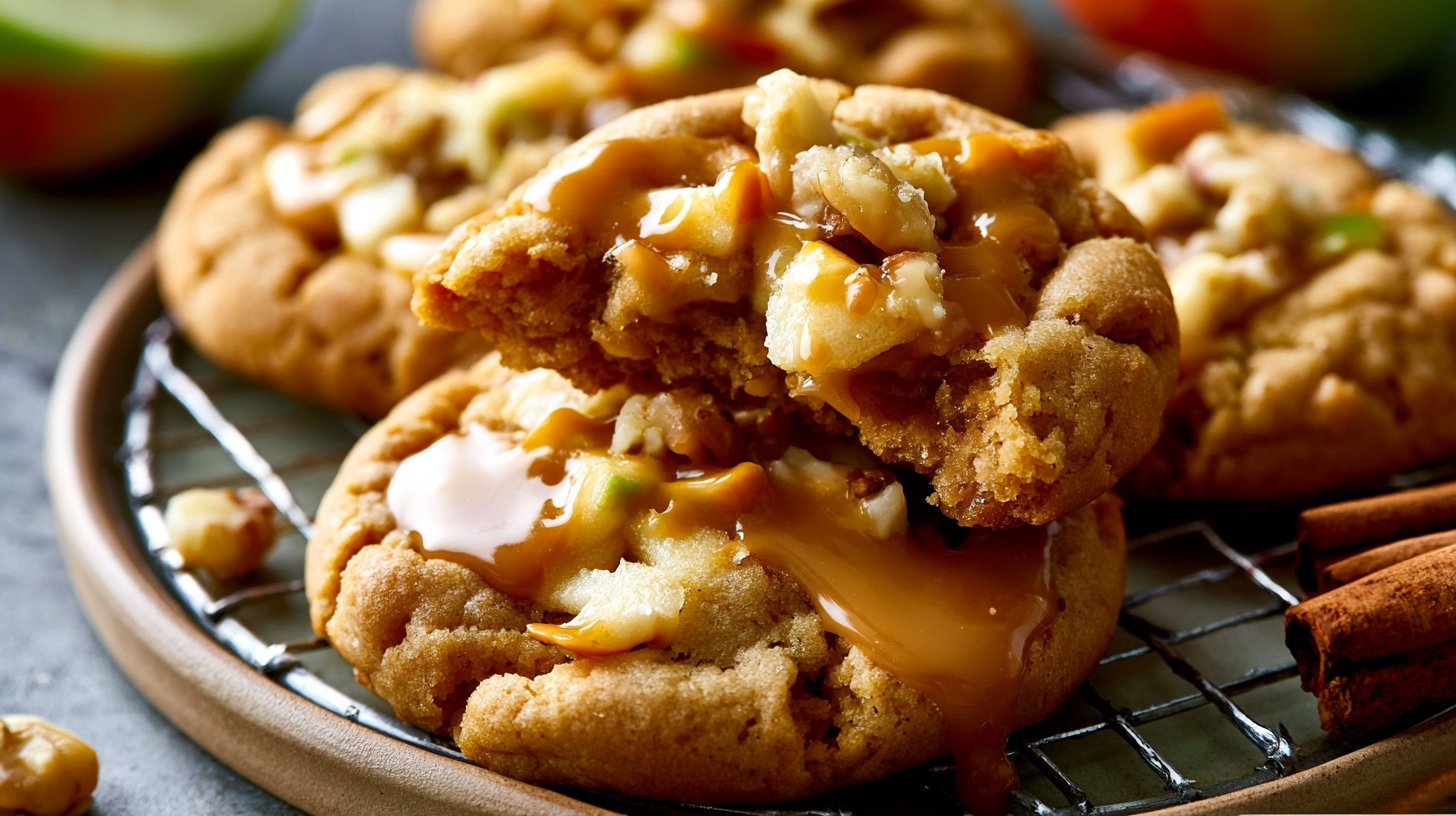 Caramel Apple Cookies