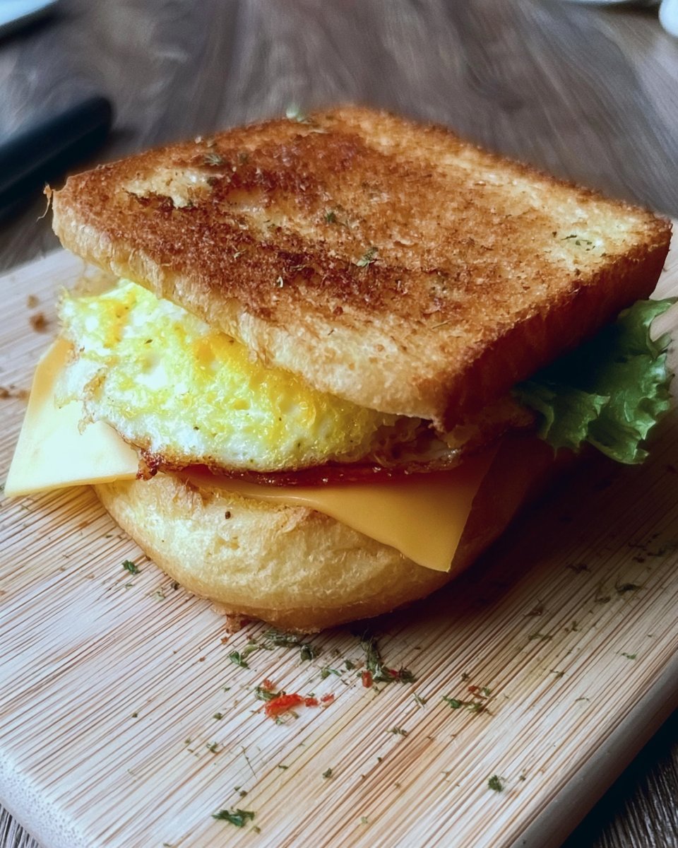 Quick 5-Minute Breakfast Sandwich