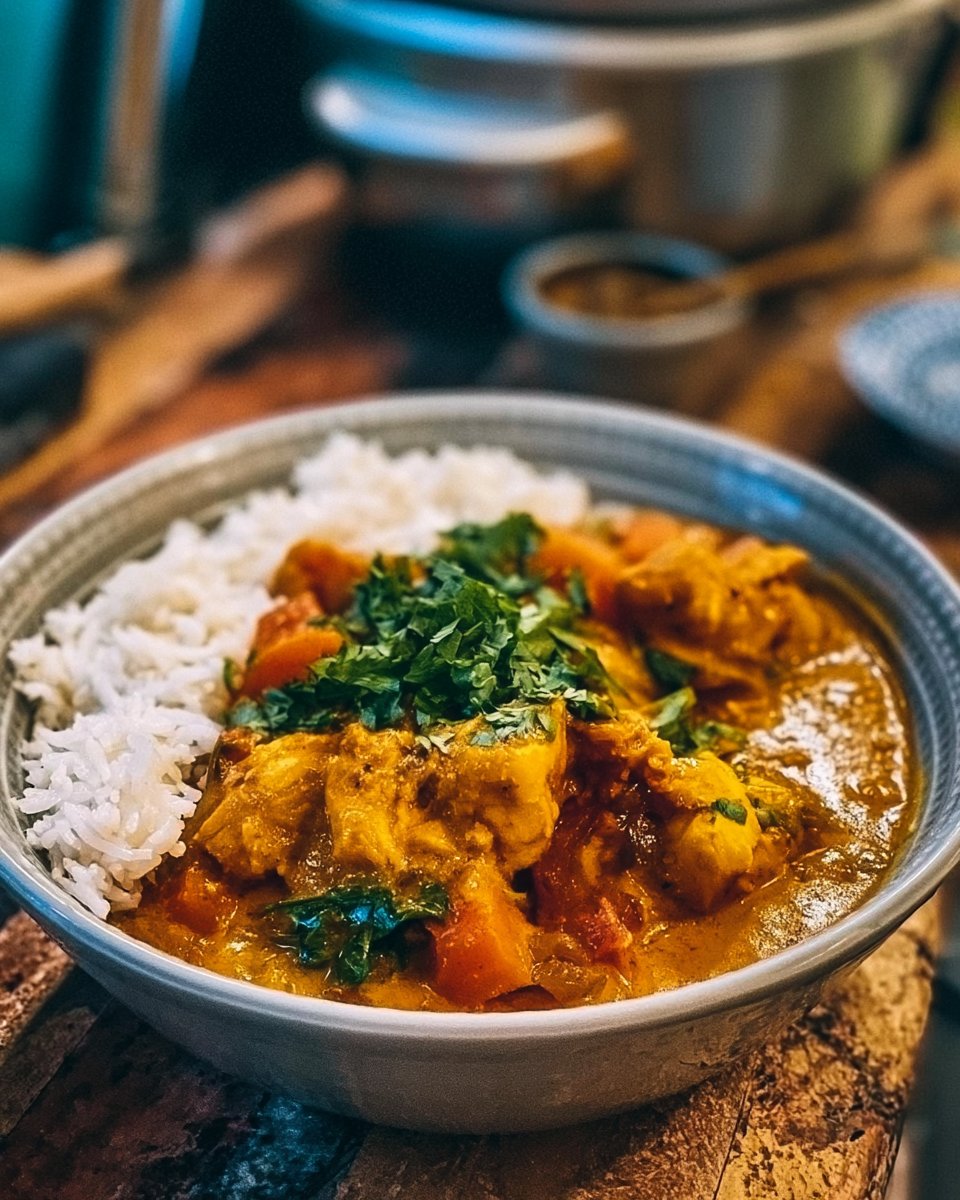 Slow Cooker Chicken Curry