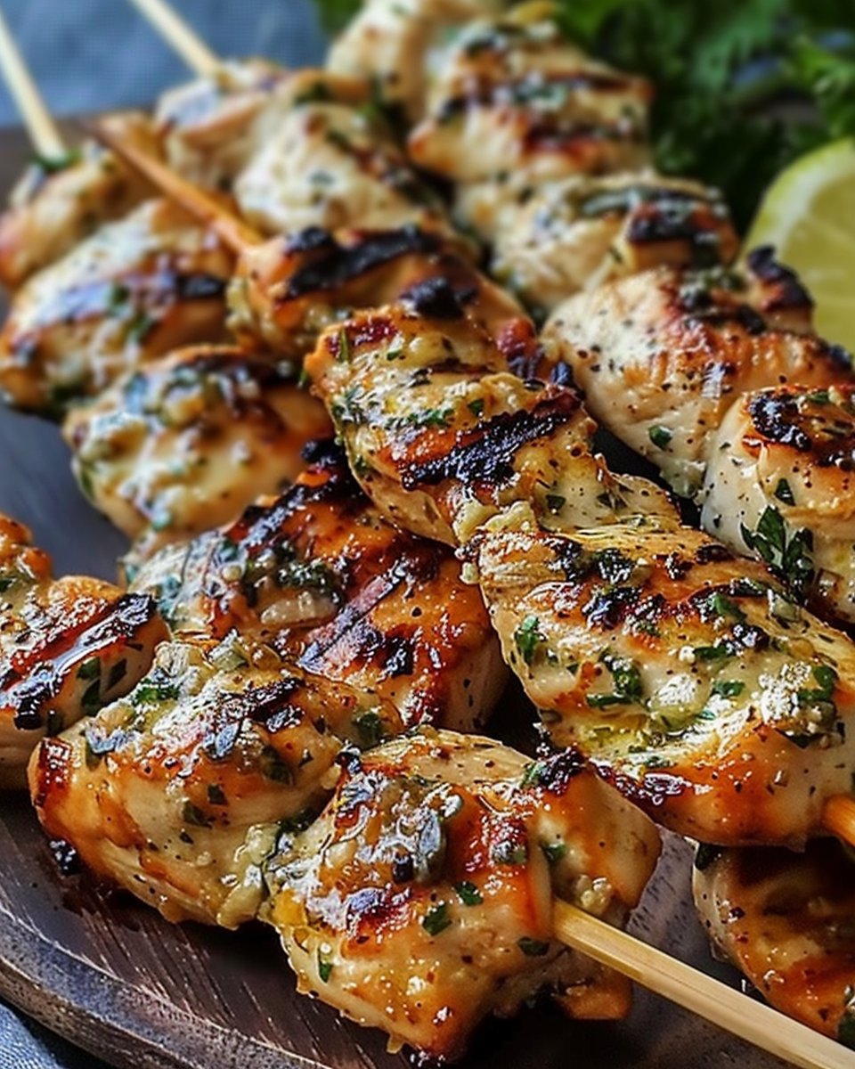 Savory Garlic Parmesan Chicken Skewers: A Summer Must-Try!