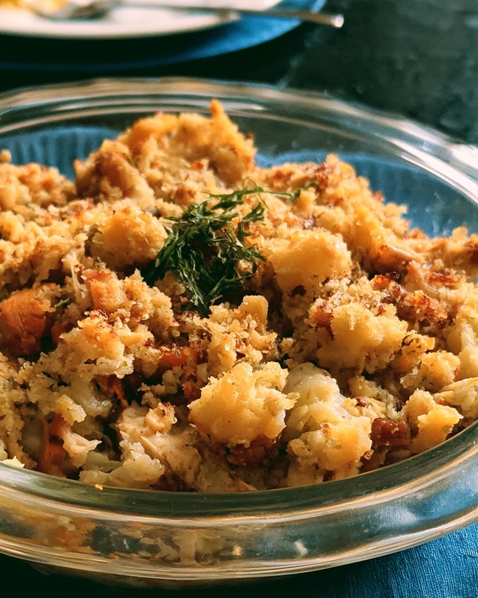 Rotisserie Chicken Stuffing Casserole Recipe