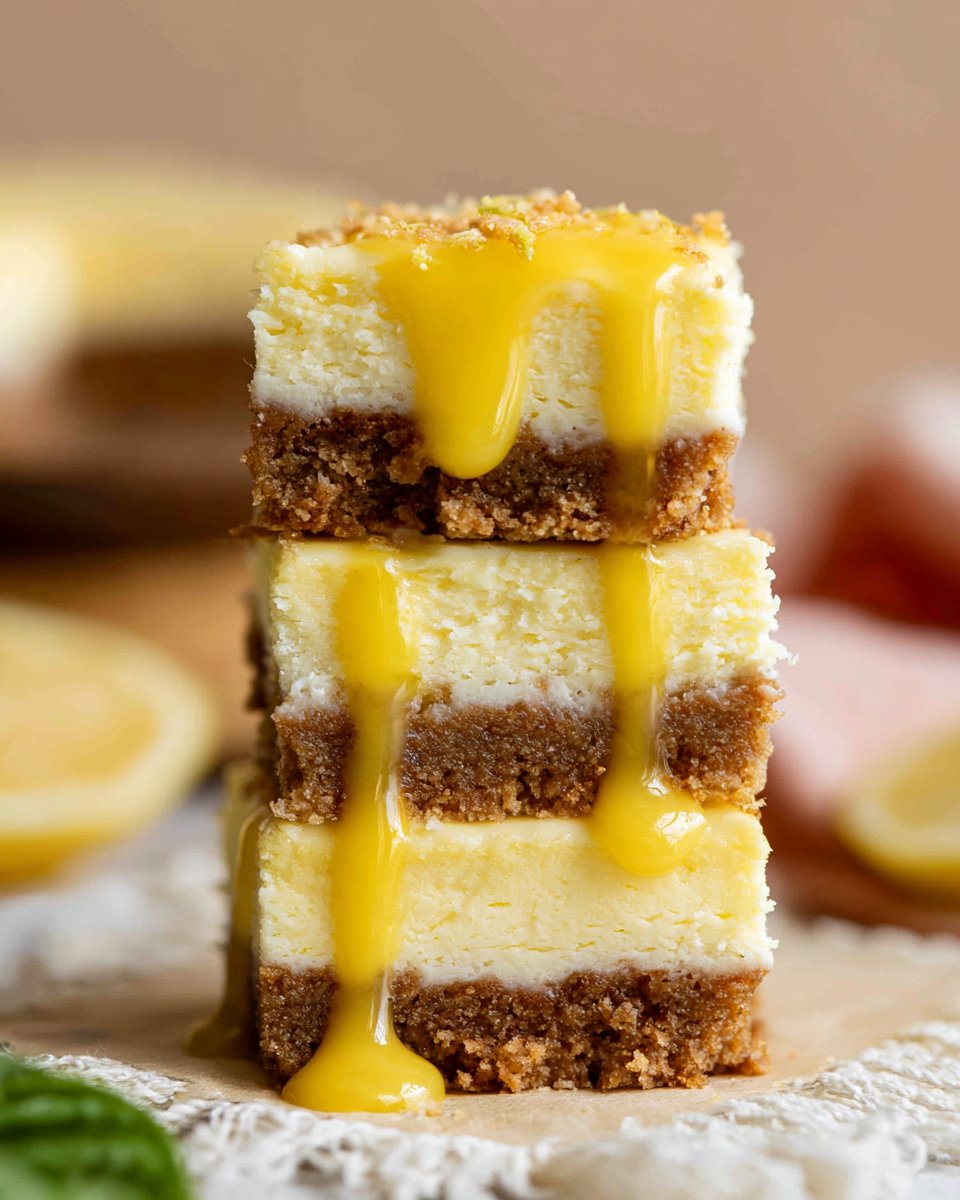 Lemon Cheesecake Bars