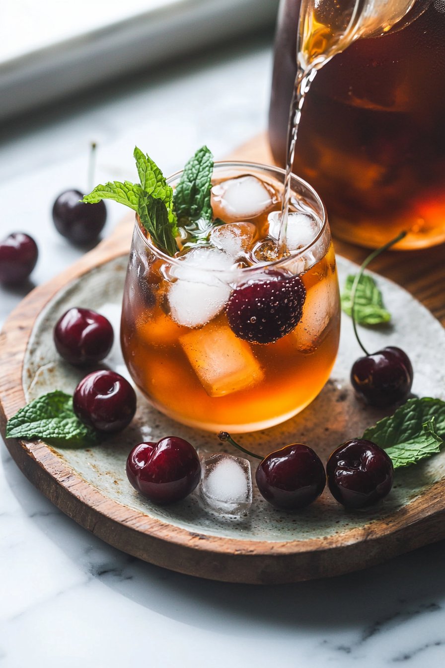 Refreshing Cherry Iced Tea