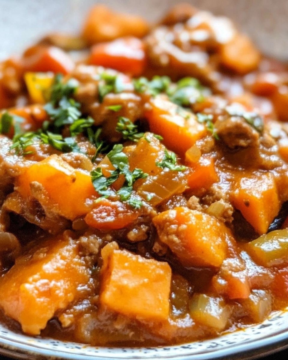 Süßkartoffelgulasch