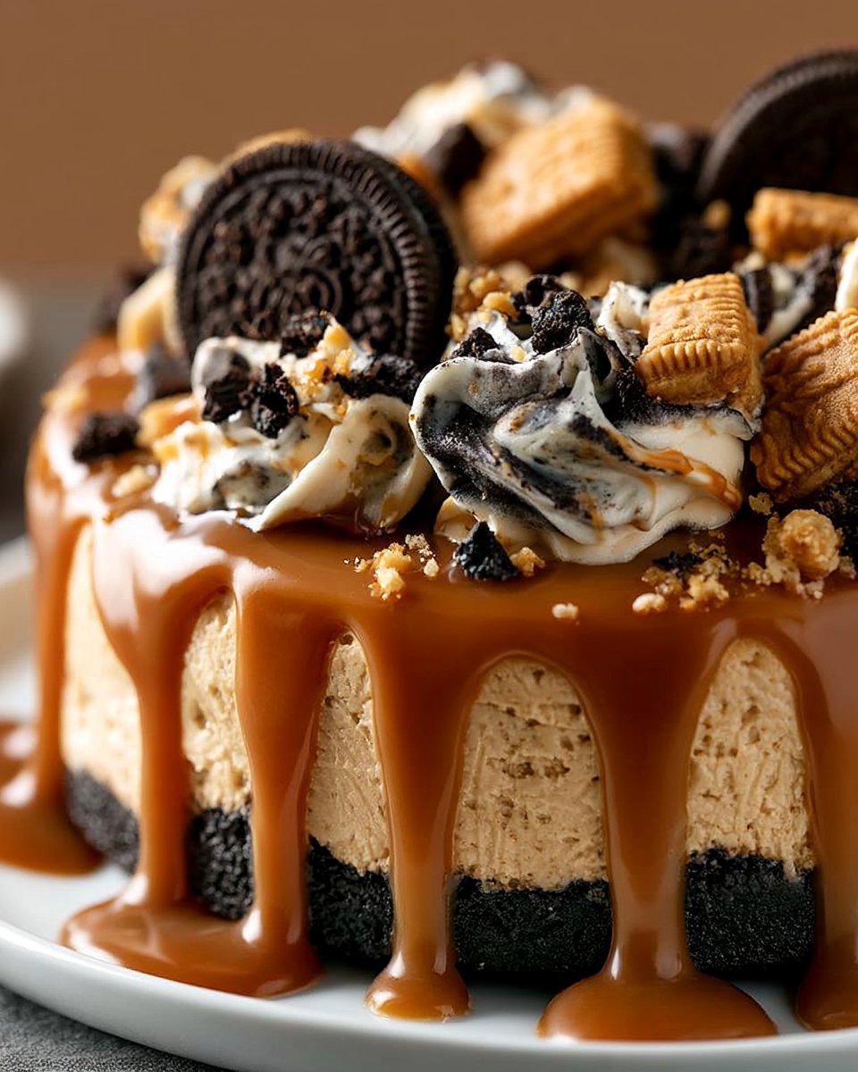 Peanut Butter Oreo Cheesecake