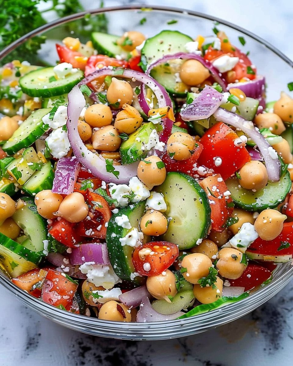 Greek Chickpea Salad