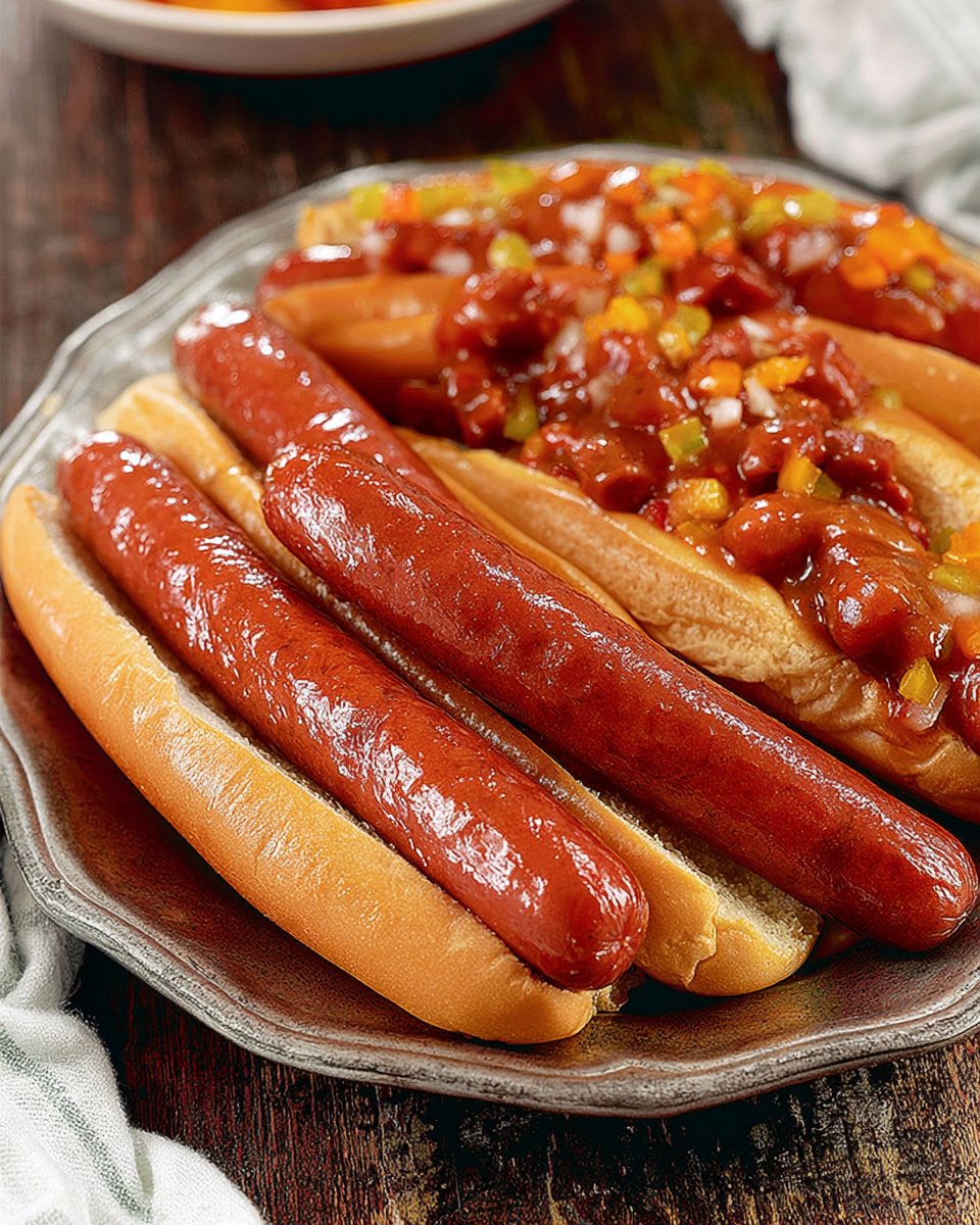 Air Fryer Hot Dogs