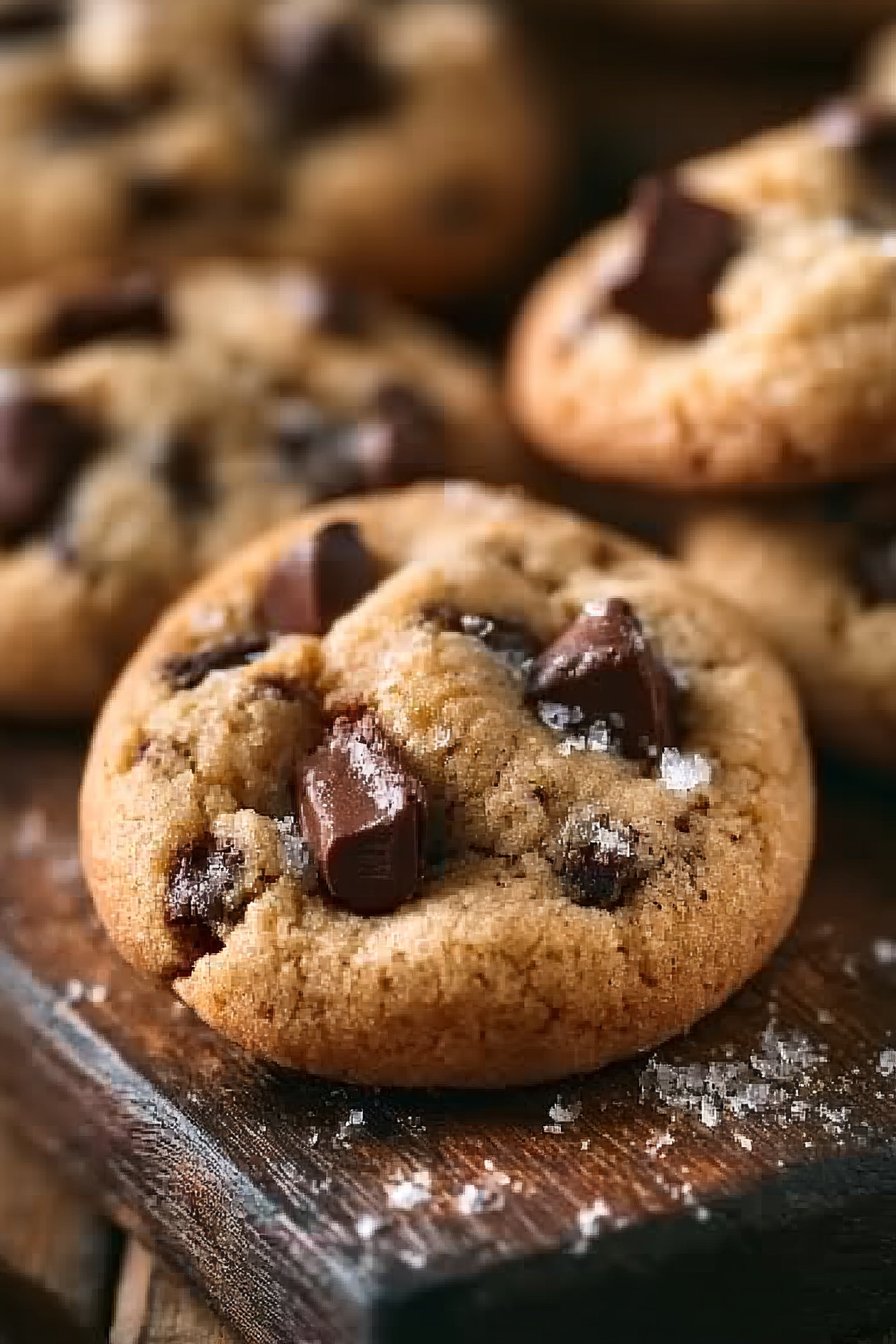 Crispy and Chewy Chocolate Chip Cookies