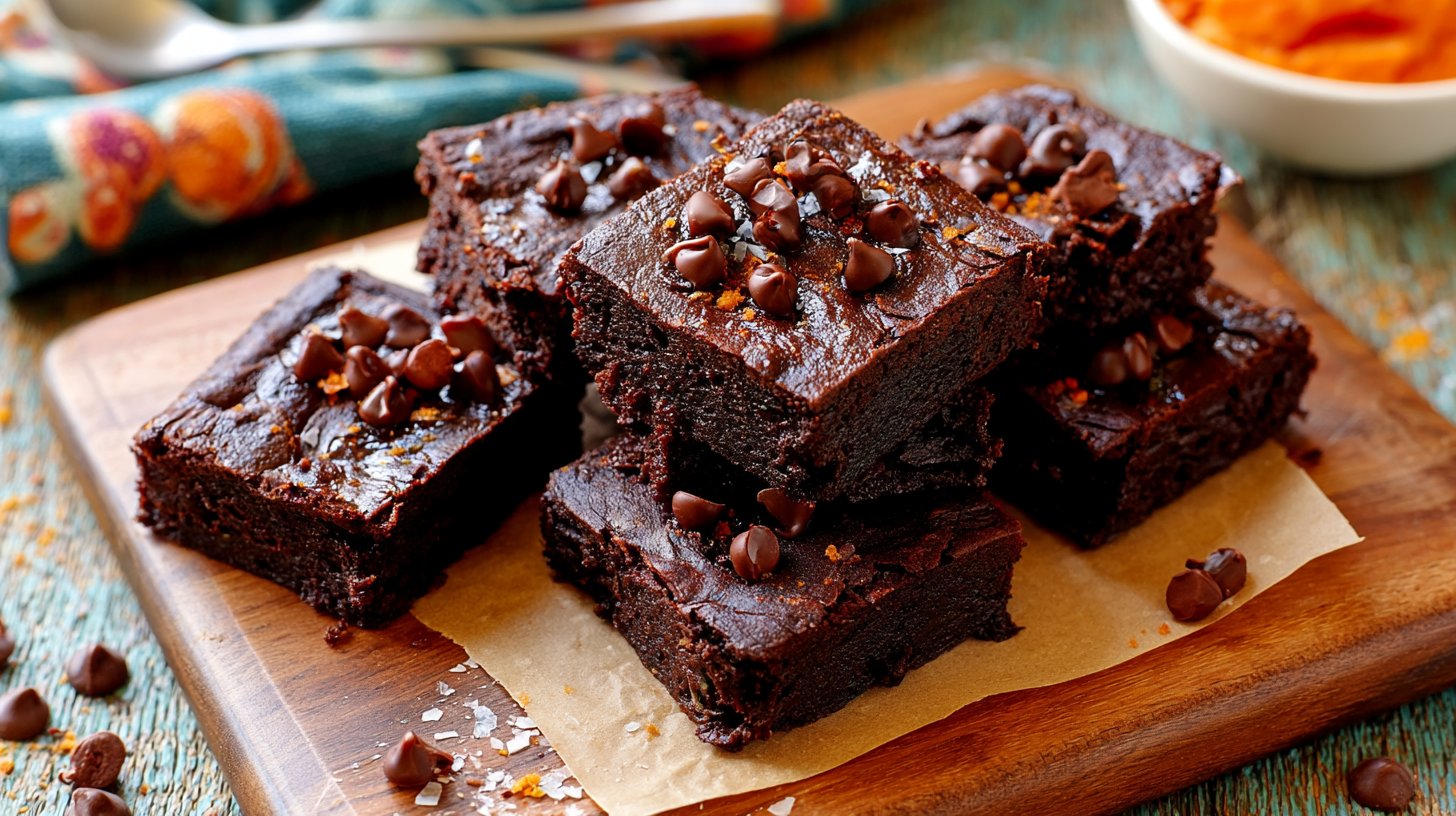 Easy Sweet Potato Brownies