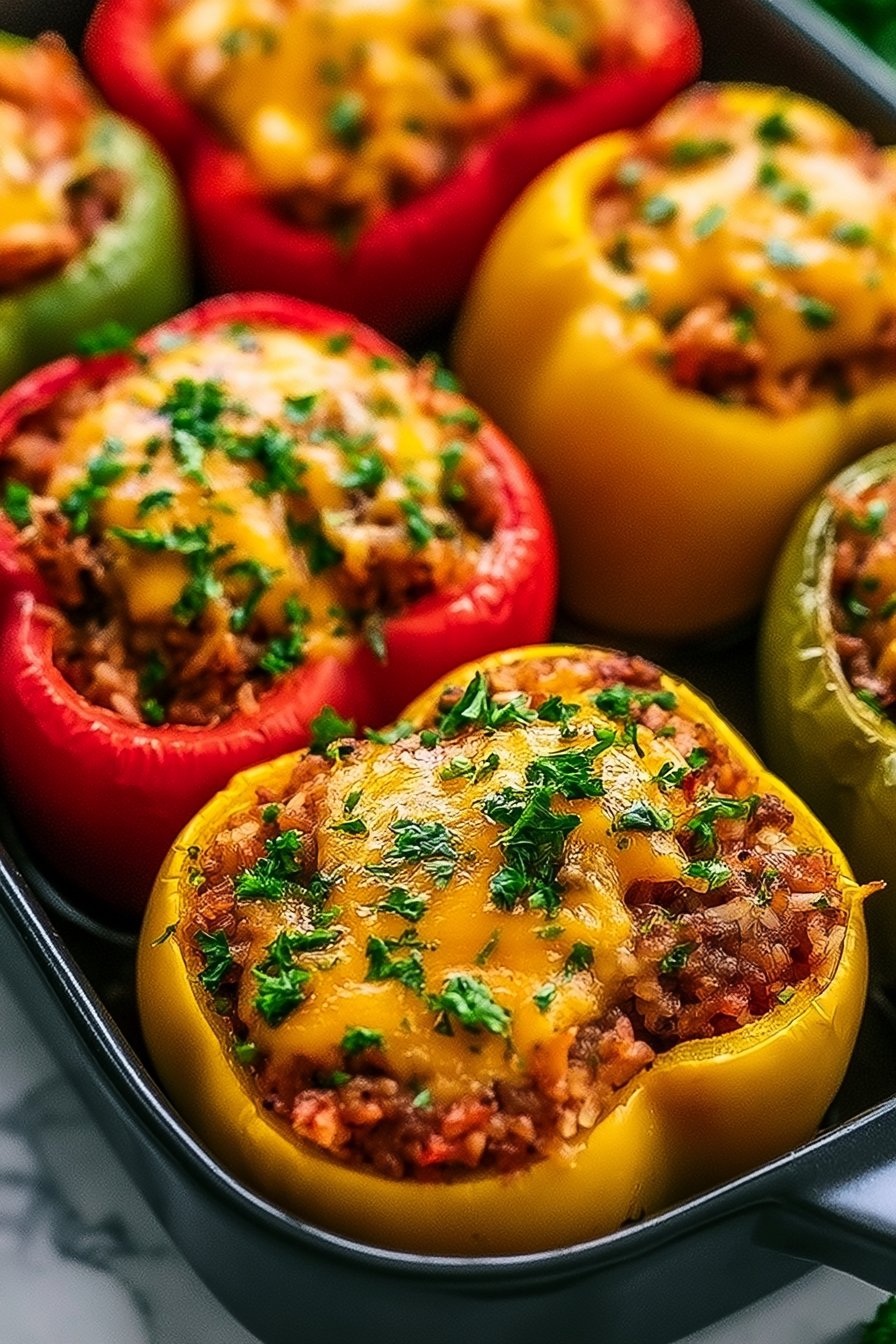 Easy Stuffed Bell Peppers Recipe