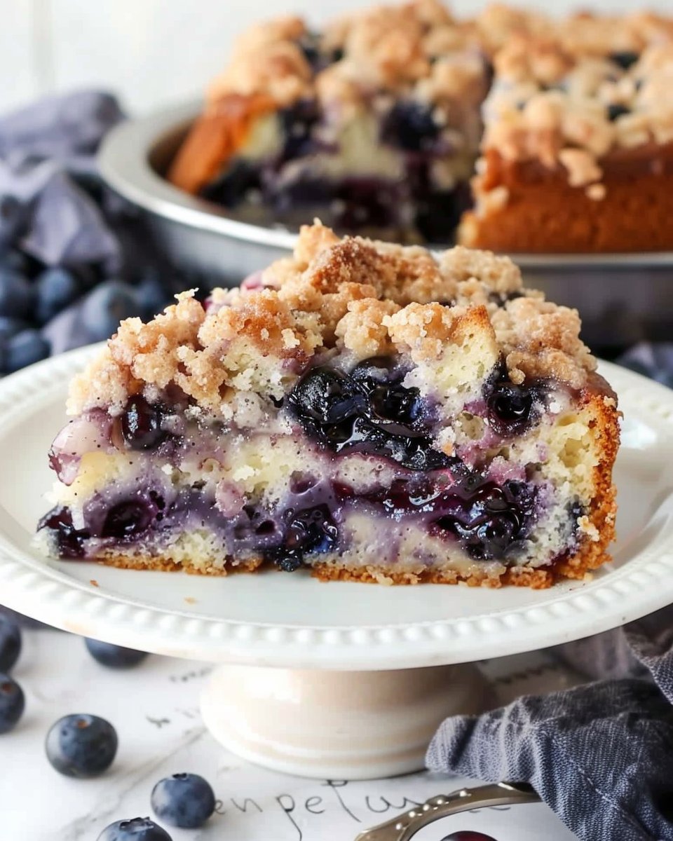 Blueberry Streusel Coffee Cake
