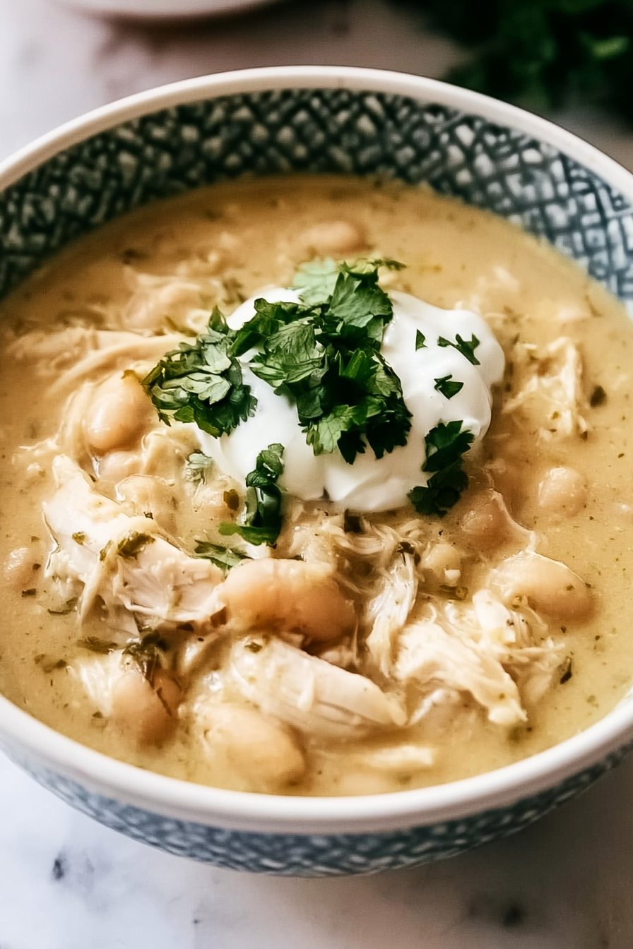 Creamy White Chicken Chili Recipe 1 Crockpot Creamy White Chicken Chili