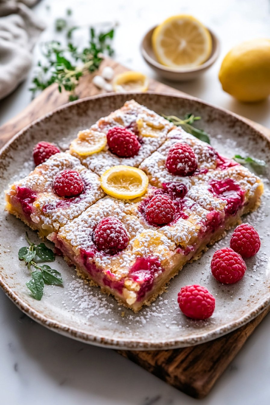Raspberry Lemonade Bars