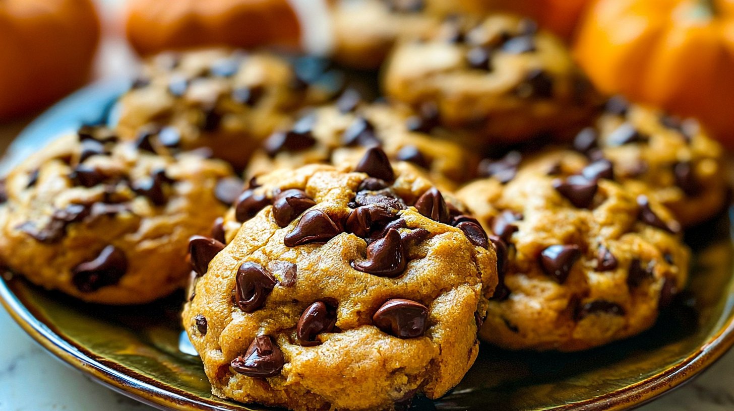 Classic Pumpkin Chocolate Chip Cookies