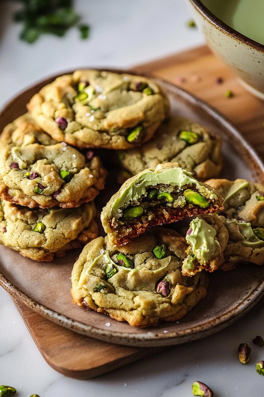 Pistachio Cream Cookies