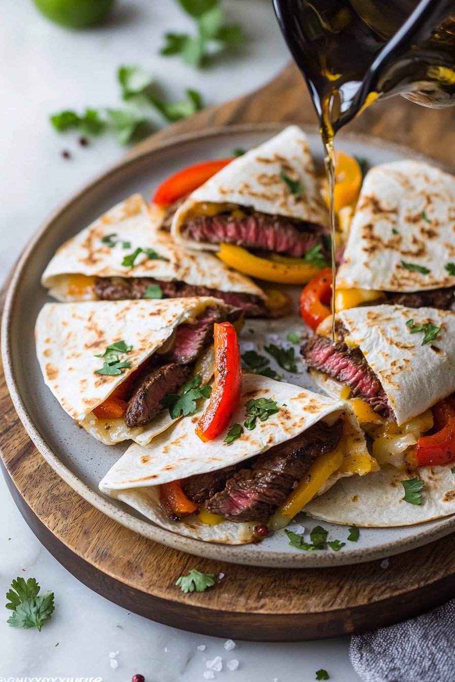 Steak Fajita Quesadillas