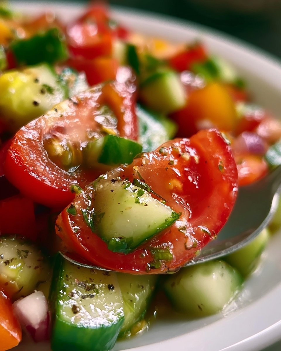 Cucumber and Tomato Salad Recipe