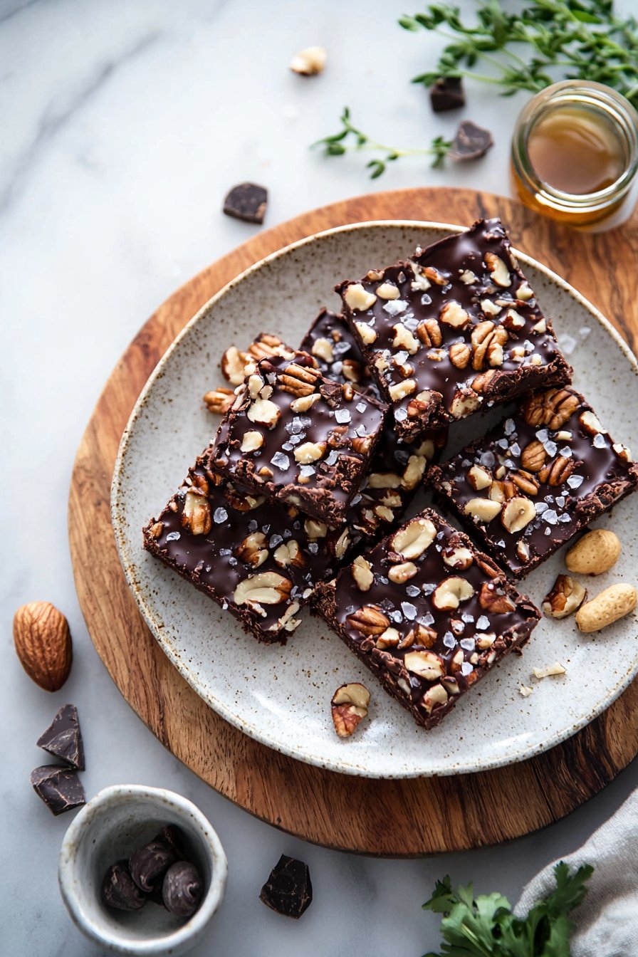Dark Chocolate Sea Salt Nut Bars