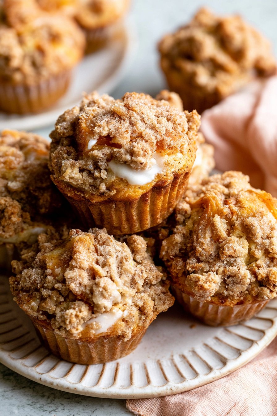 Peach Streusel Muffins
