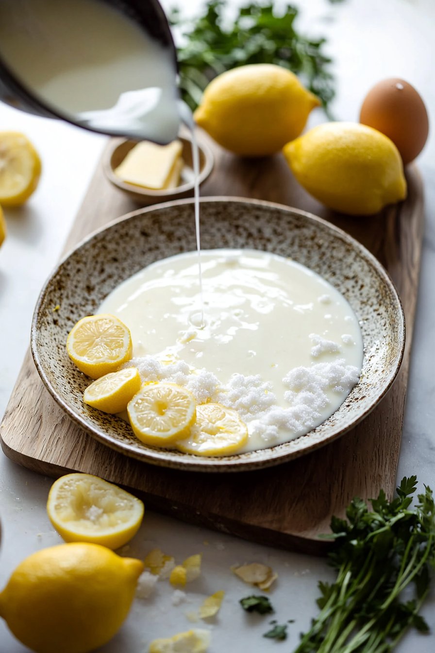 Hausgemachte Zitronencreme