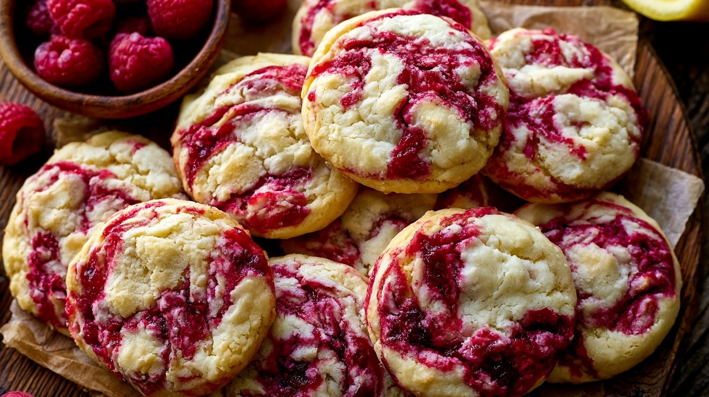 Lemon Raspberry Cookies