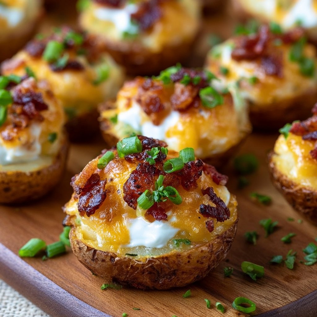 Gefüllte Mini-Kartoffelbissen