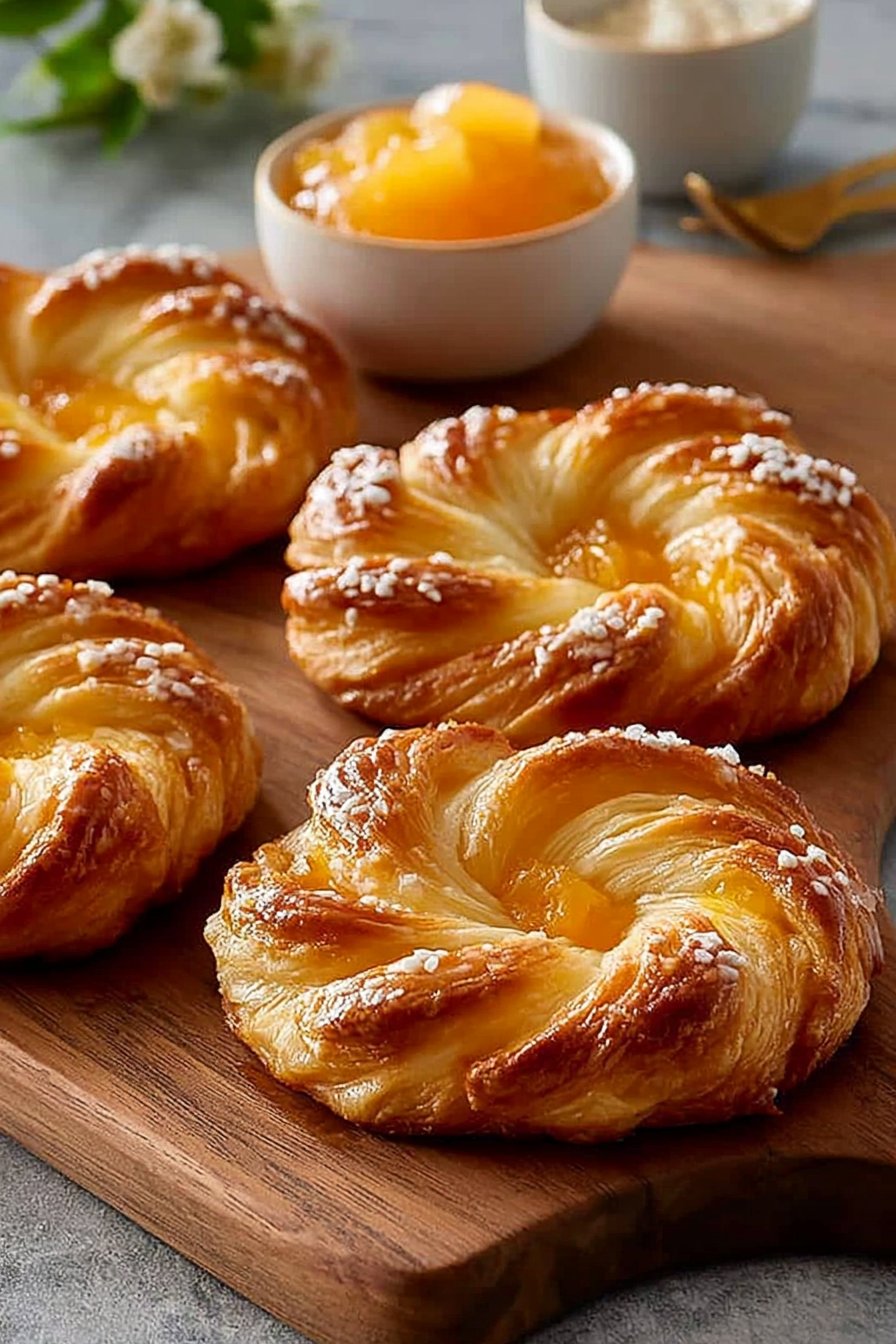 Buttery Apricot Danish