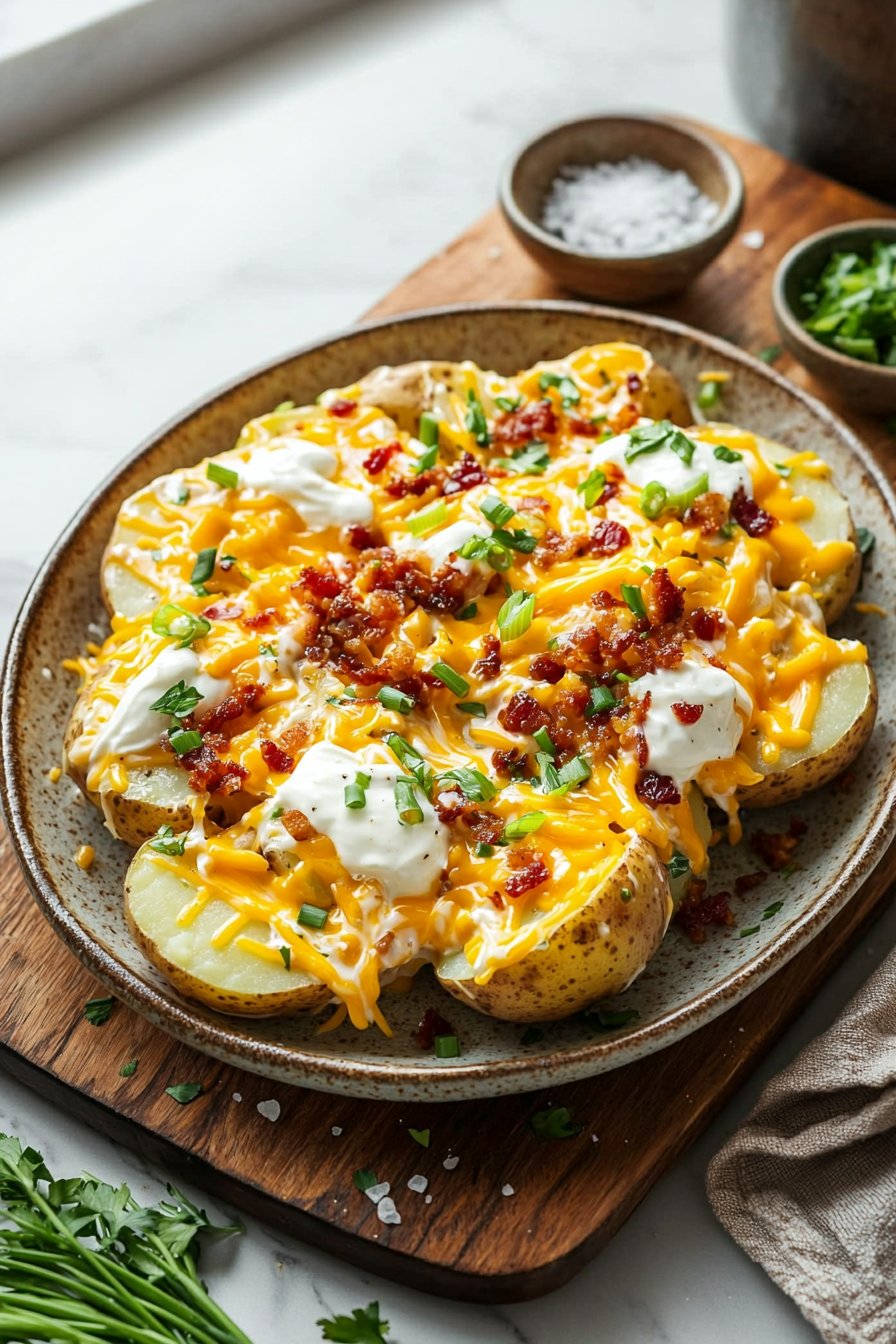 Twice-Baked Loaded Breakfast Potatoes
