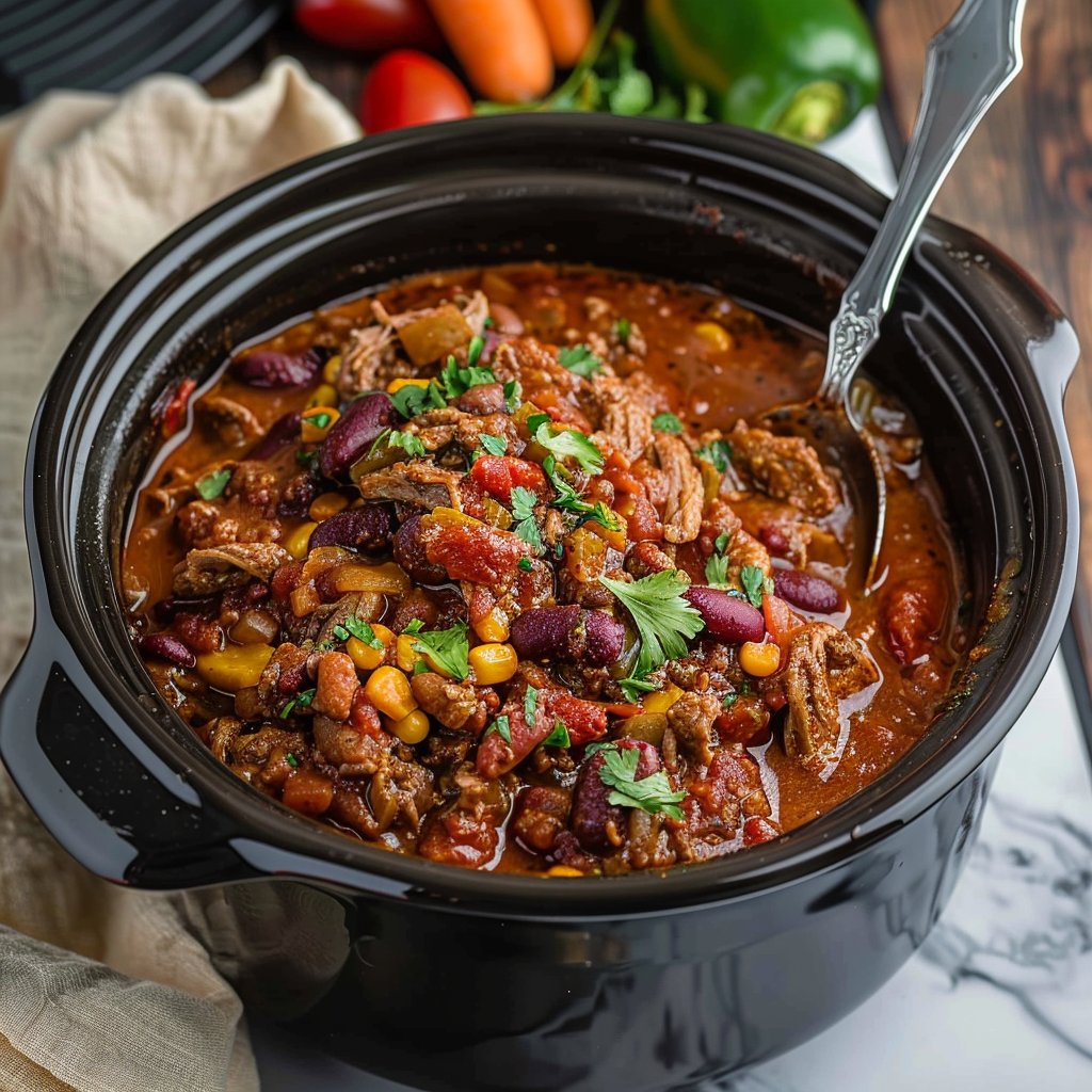 Crockpot Beef Chili