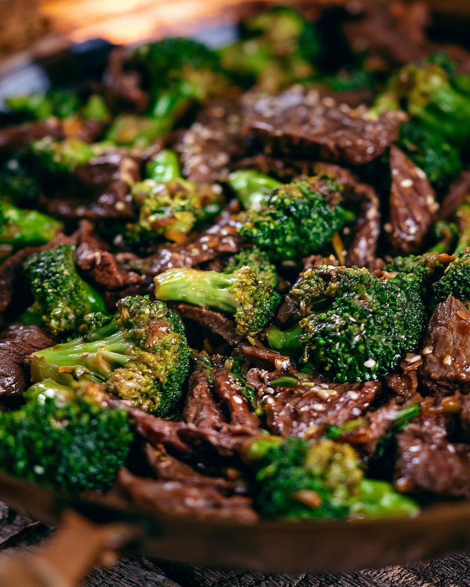 BEEF AND BROCCOLI STIR FRY (TENDER & NO GINGER)