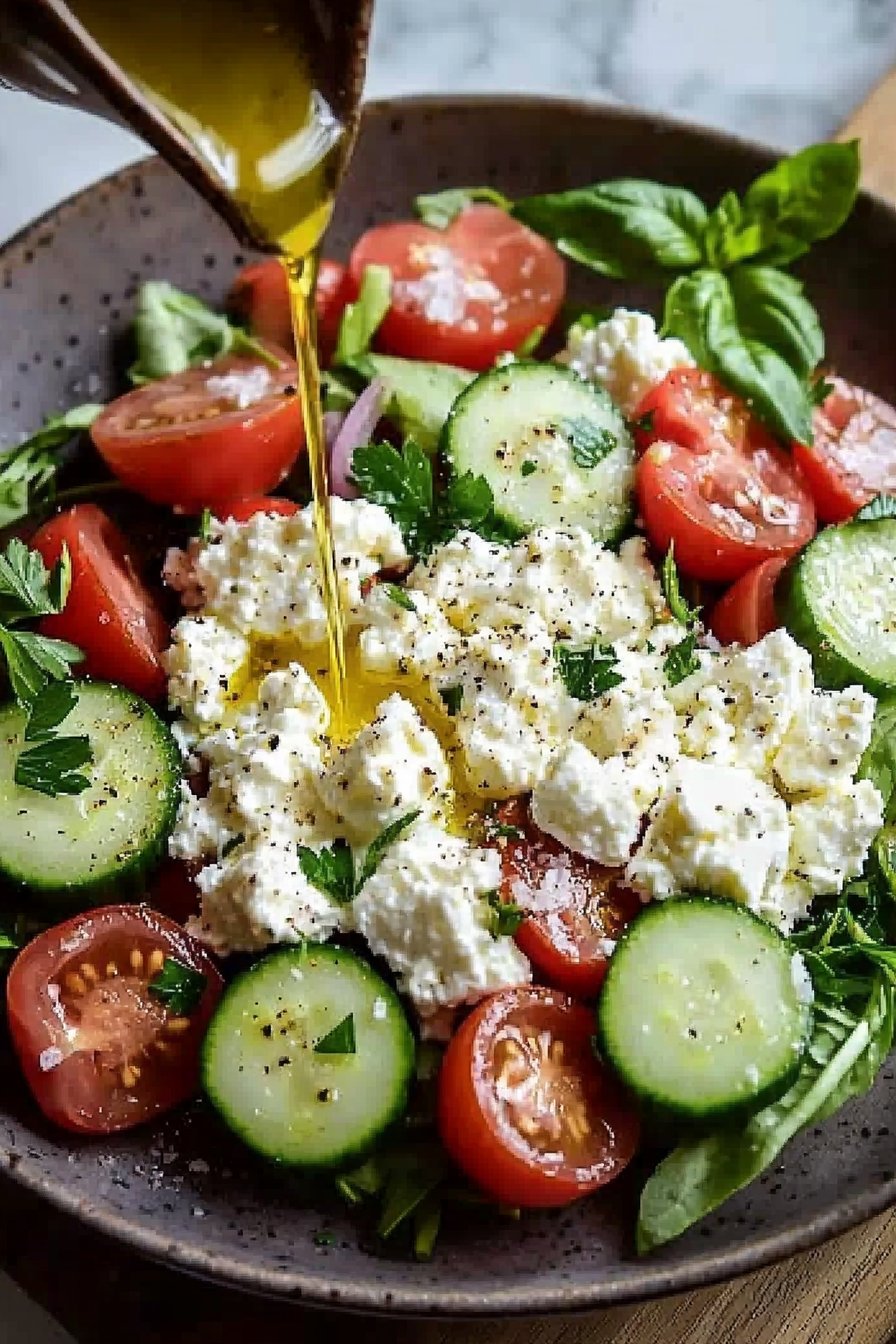H&uuml;ttenk&auml;se-Salat