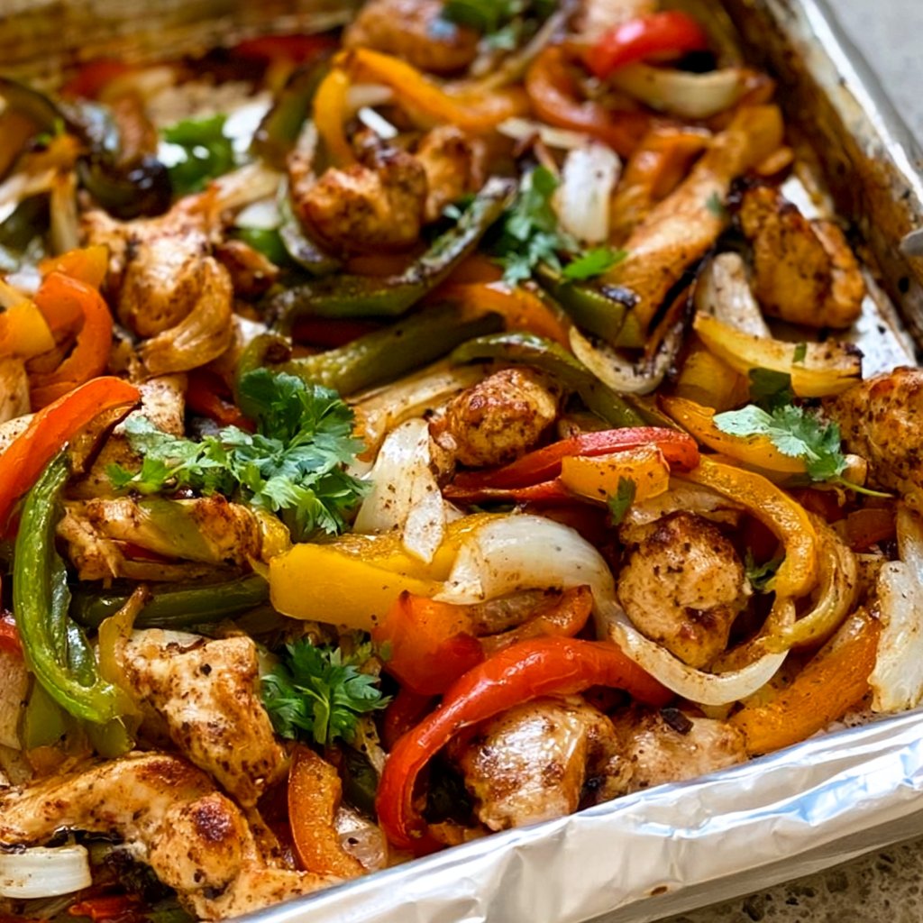 One-Pan Chicken Fajitas